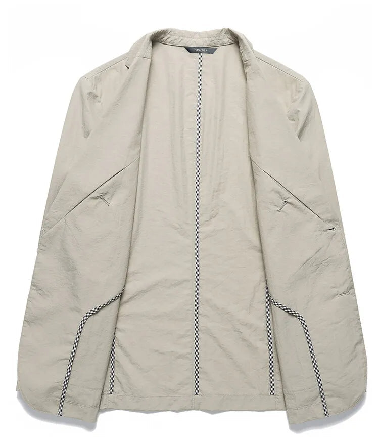 Callum | Men's Casual Linen Blazer Cream