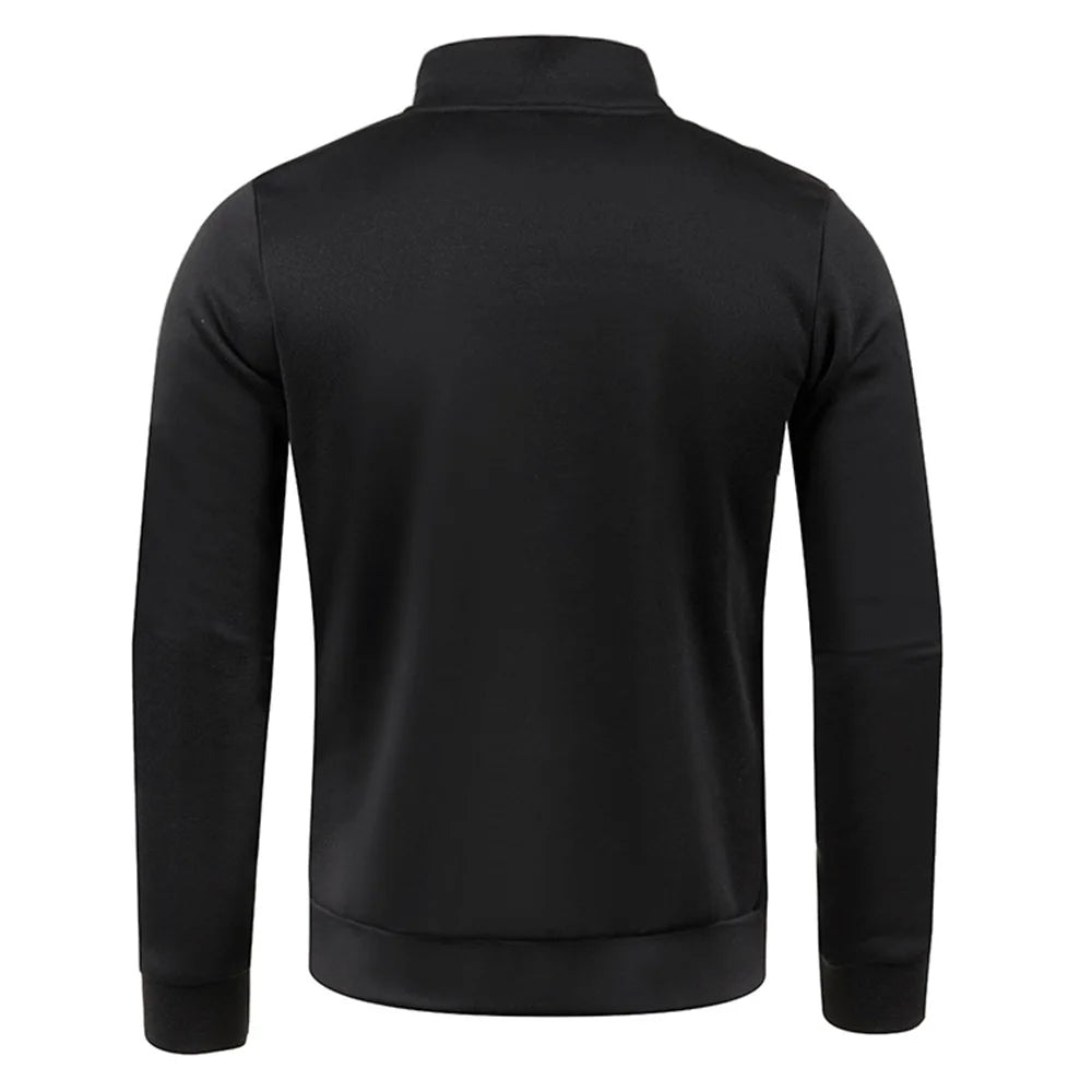 Bram | Men's Quarter Zip Sweater Gray Heather Fleece