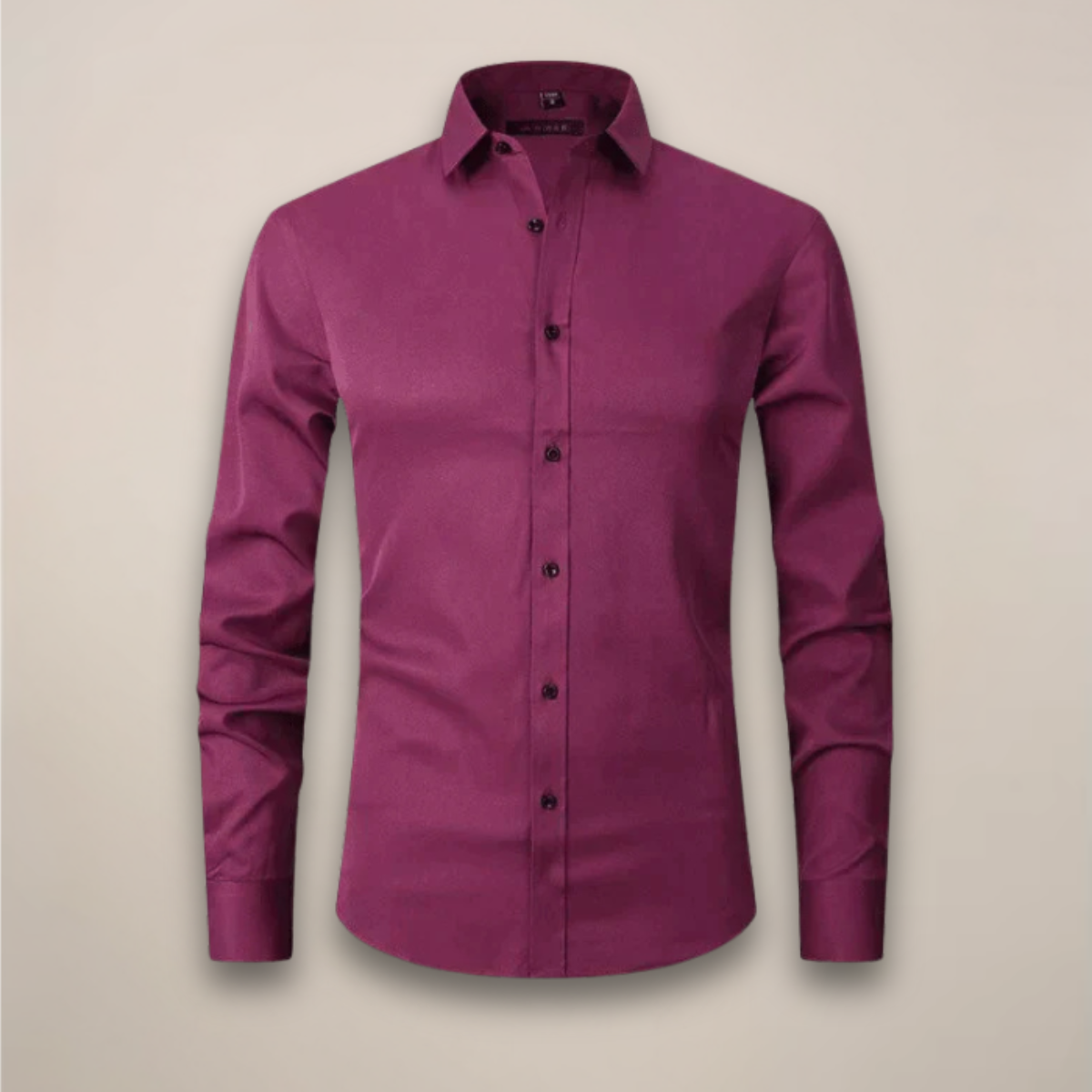 Axel | Men's Dress Shirt White Long Sleeve Button Down