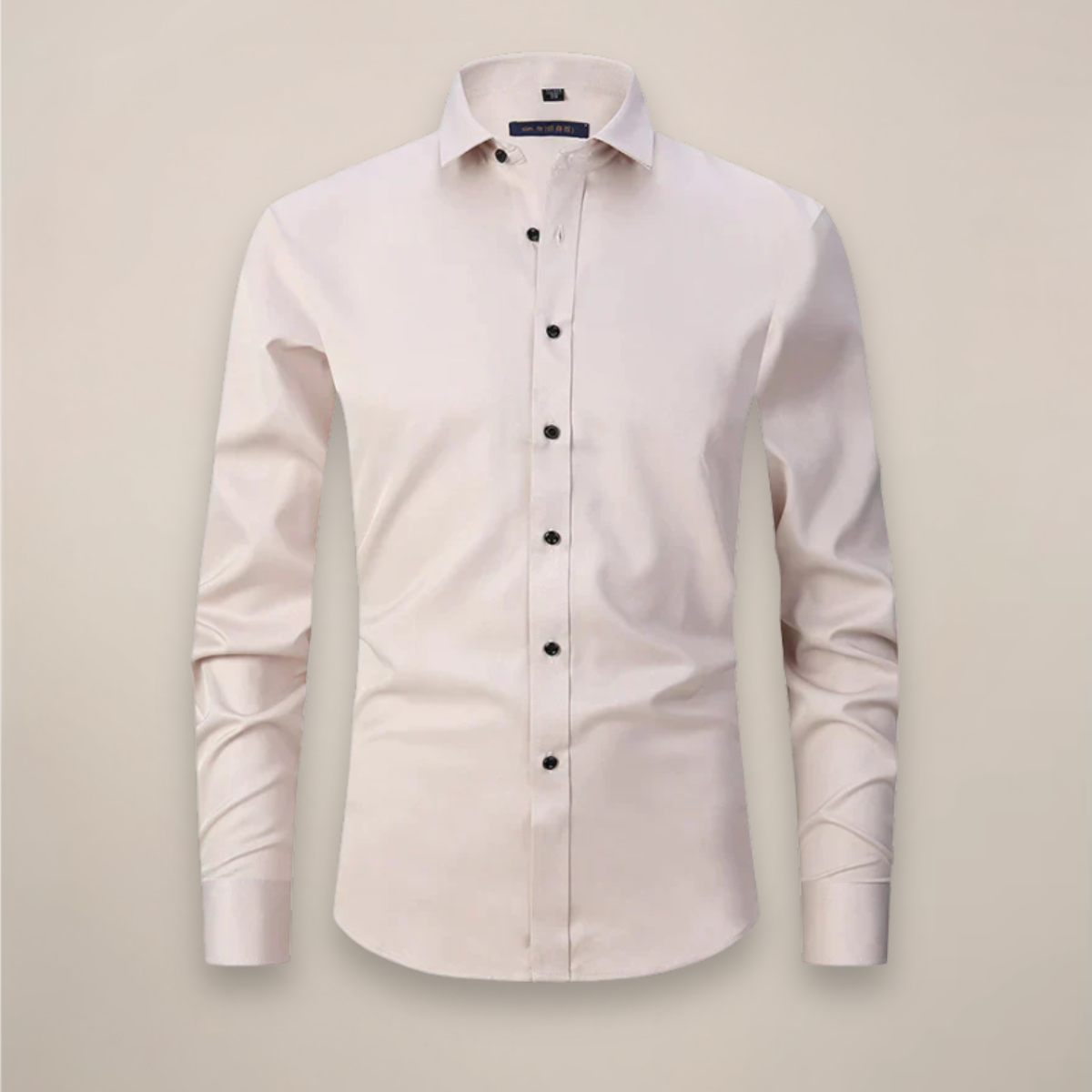 Axel | Men's Dress Shirt White Long Sleeve Button Down