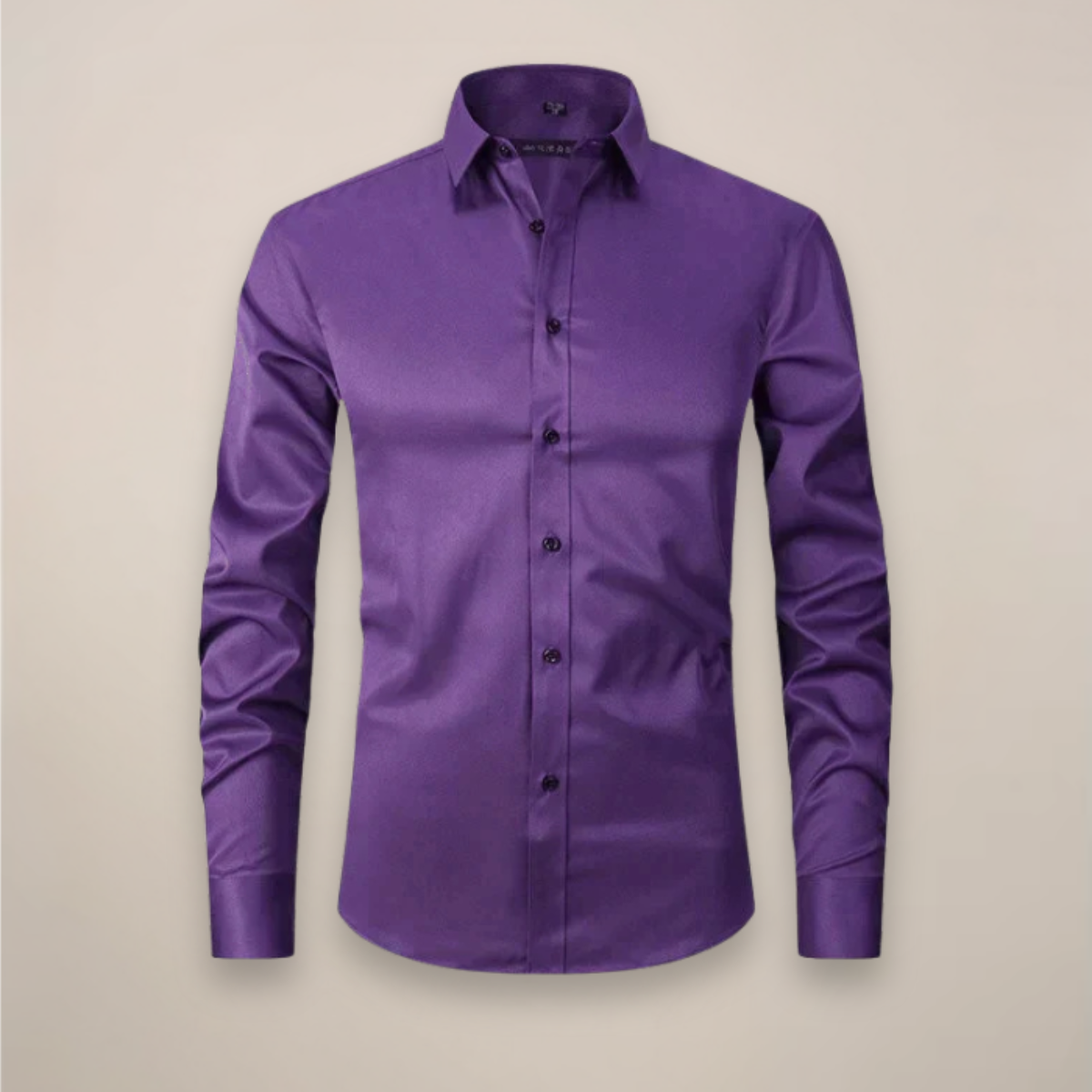 Axel | Men's Dress Shirt White Long Sleeve Button Down
