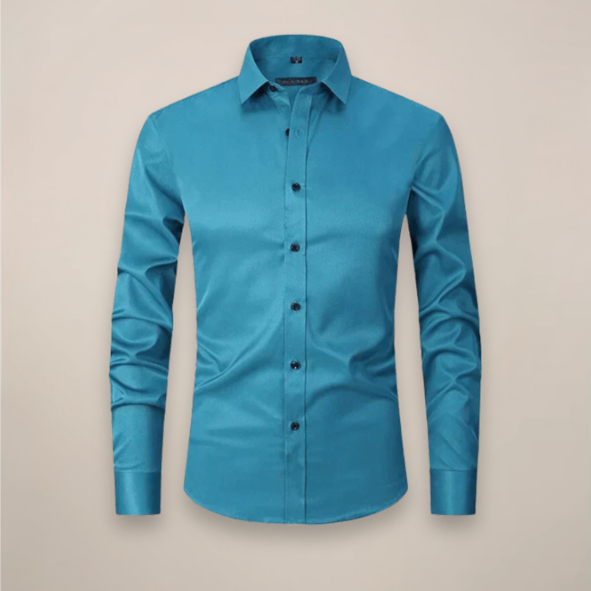 Axel | Men's Dress Shirt White Long Sleeve Button Down