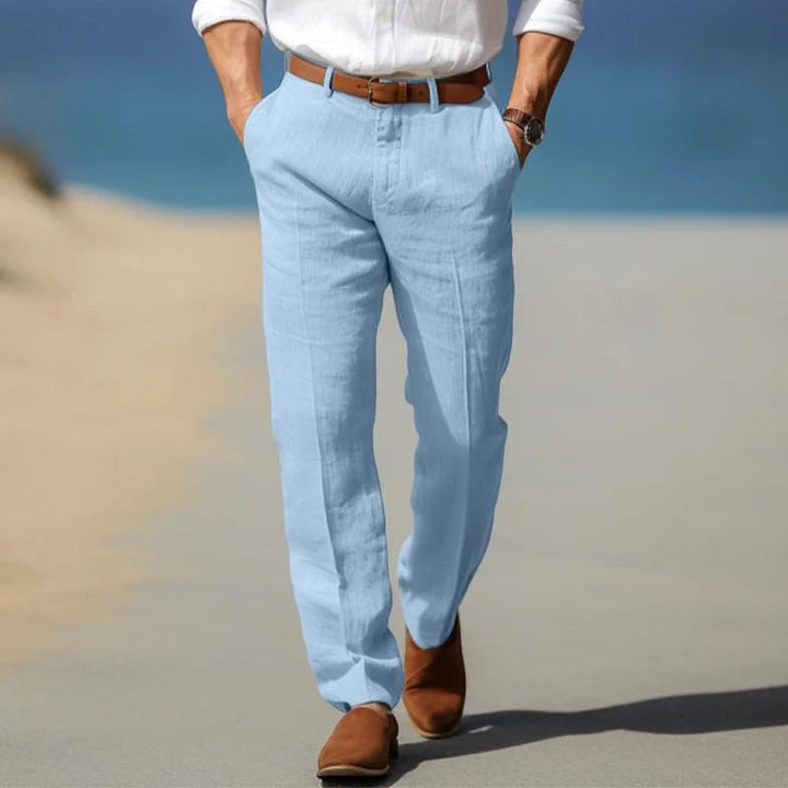 Rex | Men's Dress Pants Black Straight Leg Classic Fit