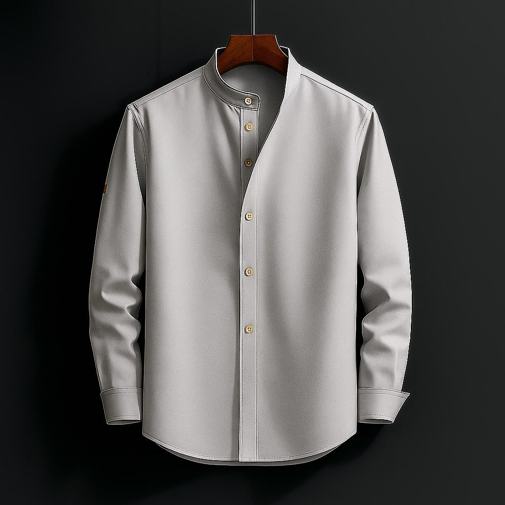 Axel | Men's Long Sleeve Button Up Shirt Navy