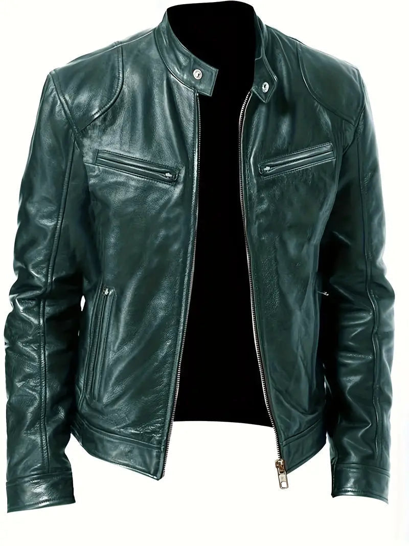 Dama Washington Calder men's slim fit racer jacket - view 6