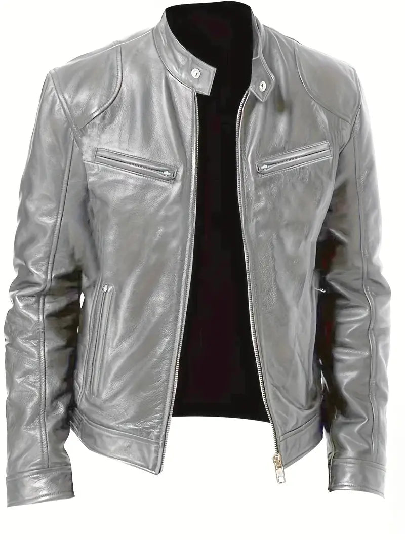 Dama Washington Calder men's slim fit racer jacket - view 5