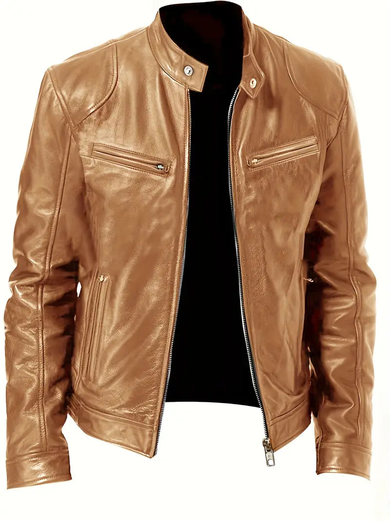 Dama Washington Calder men's slim fit racer jacket - view 4