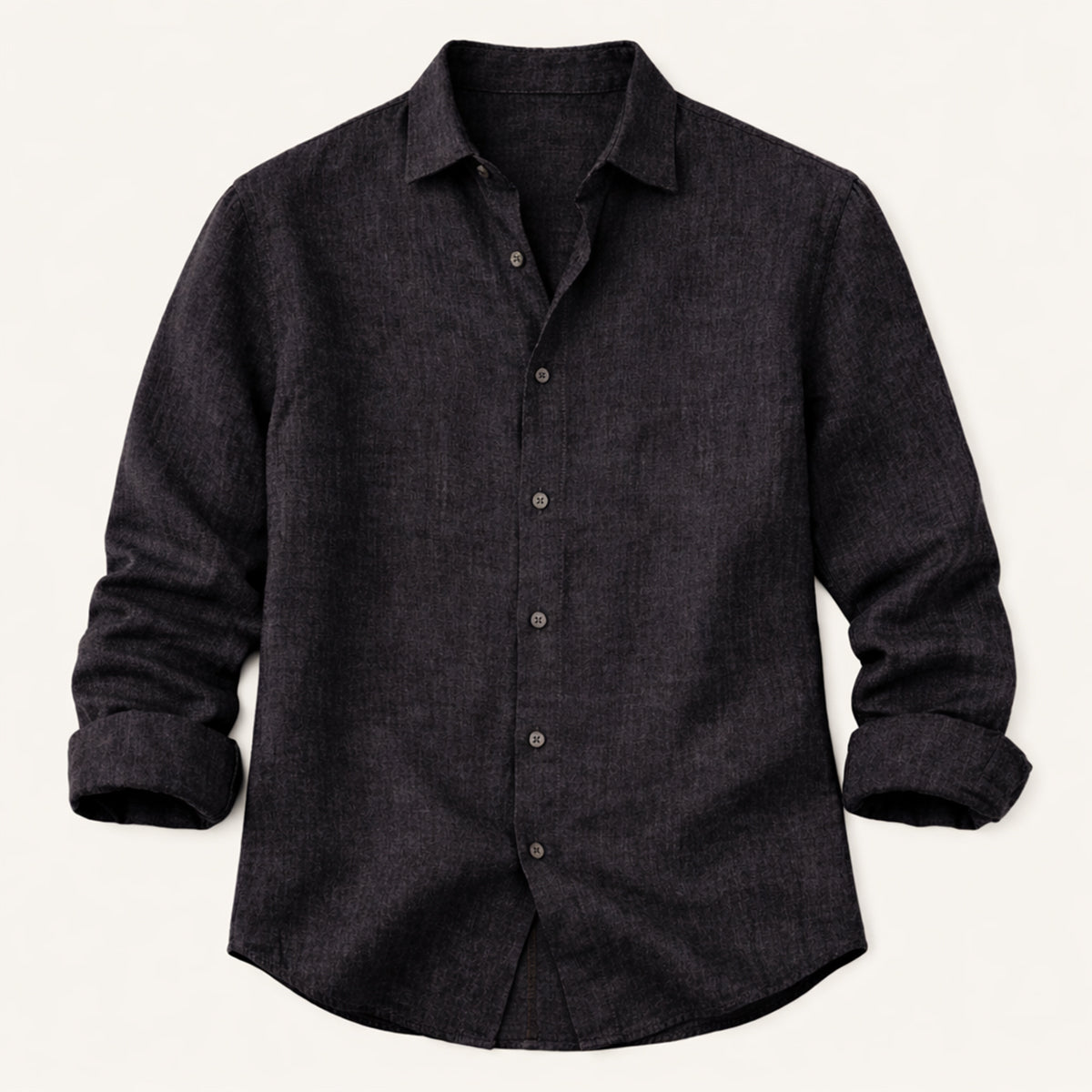 Sage | Men's Casual Linen Button Up Shirt Green Long Sleeve