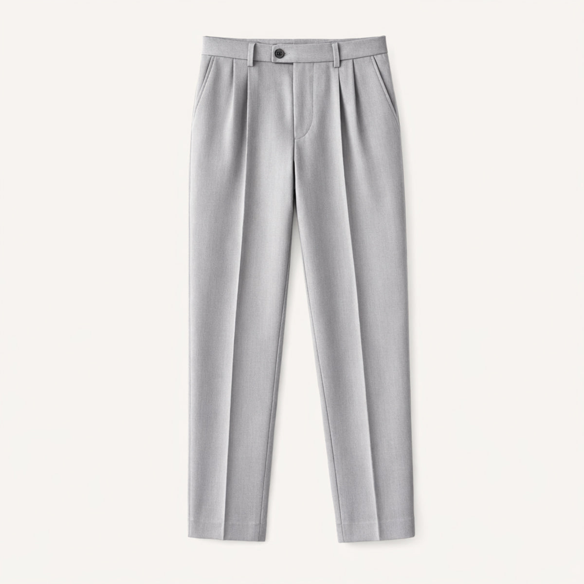Axel | Men's Tailored Pleated Dress Pants Black