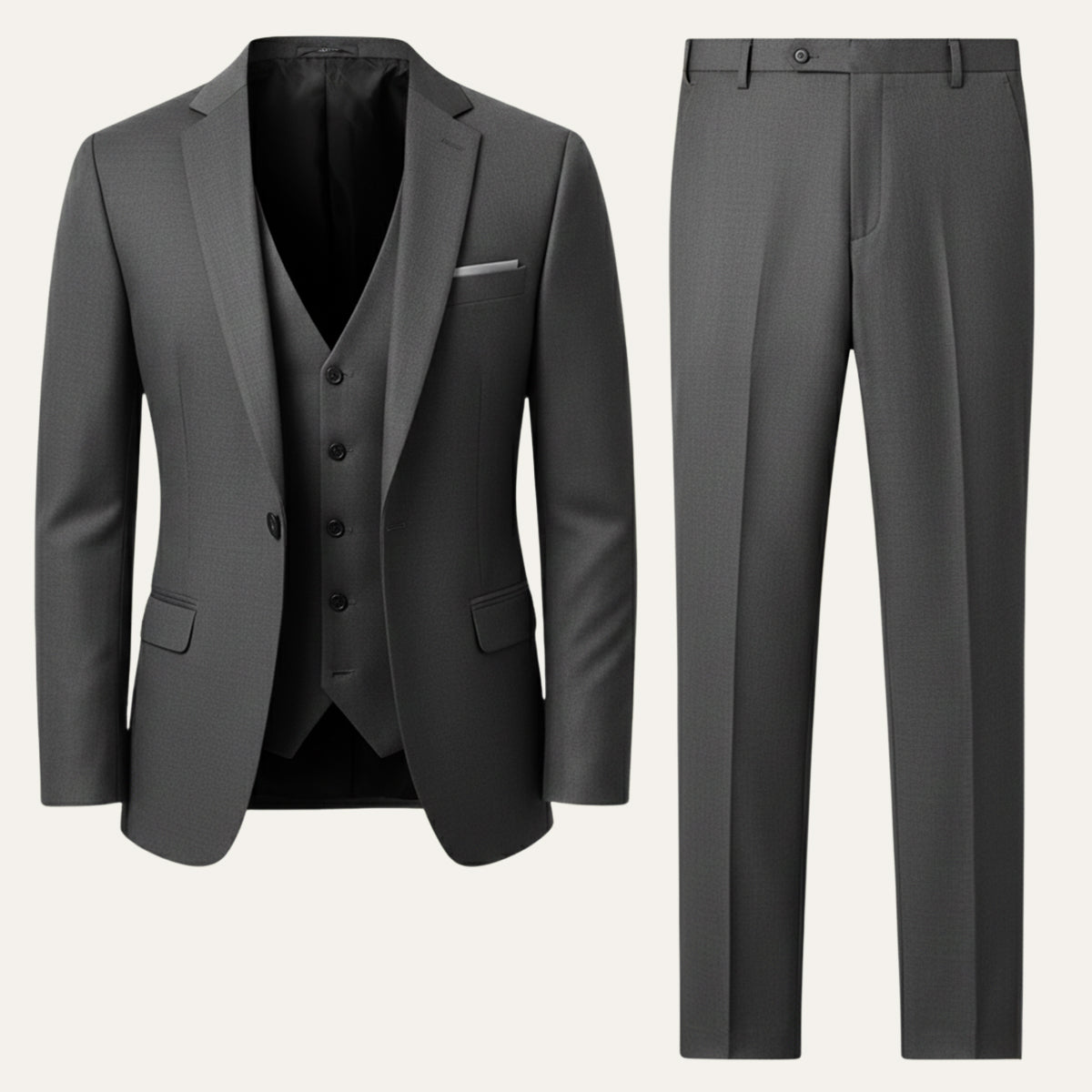Wyatt | Men's Black Formal Suit Three Piece Tuxedo