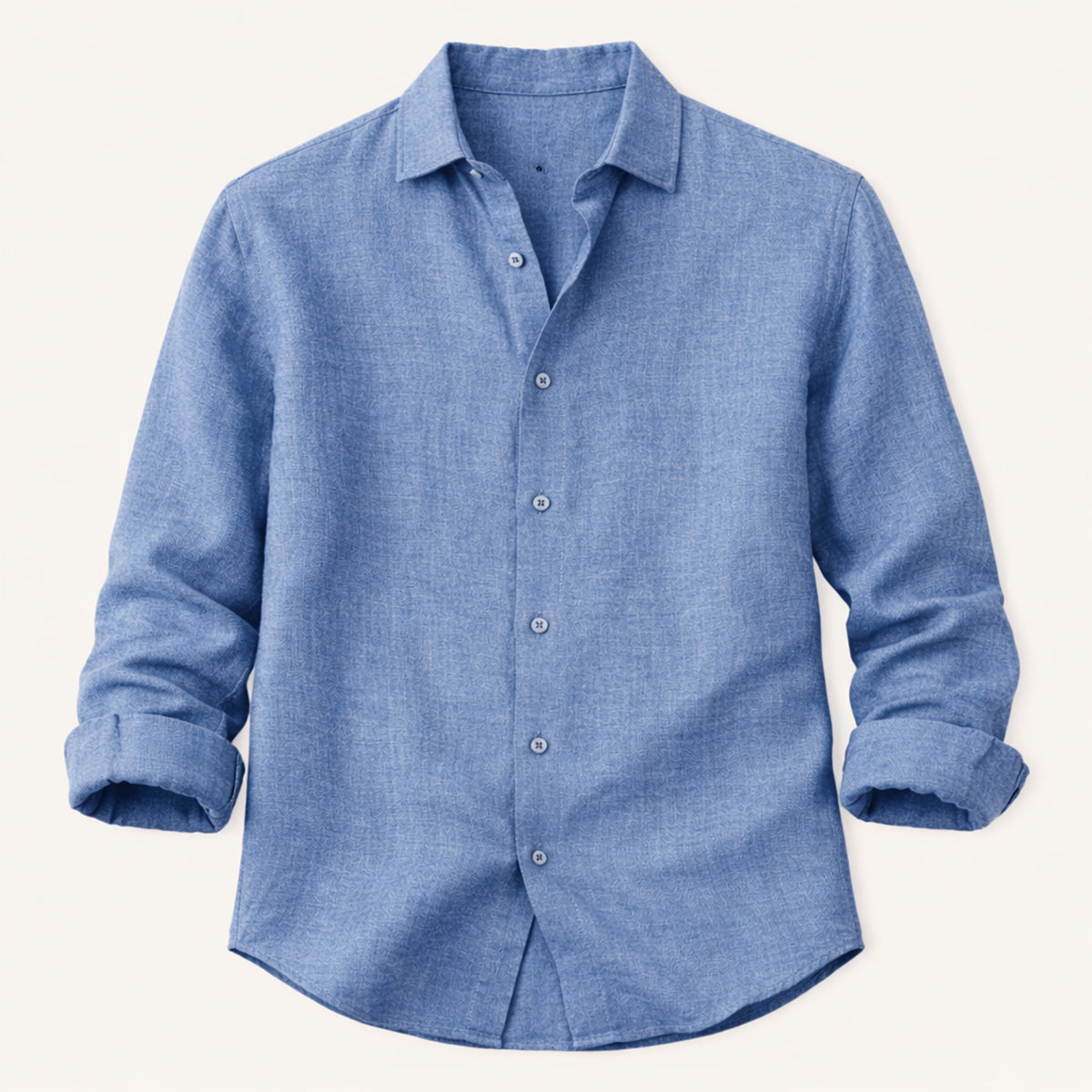 Sage | Men's Casual Linen Button Up Shirt Green Long Sleeve
