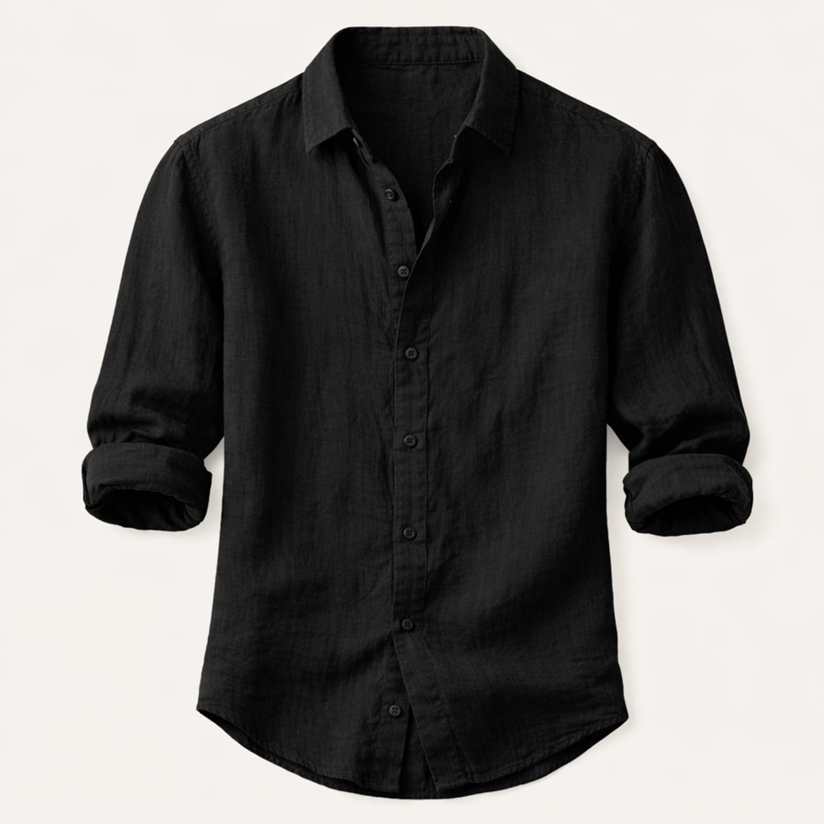 Sage | Men's Casual Linen Blend Button Up Shirt Olive Green