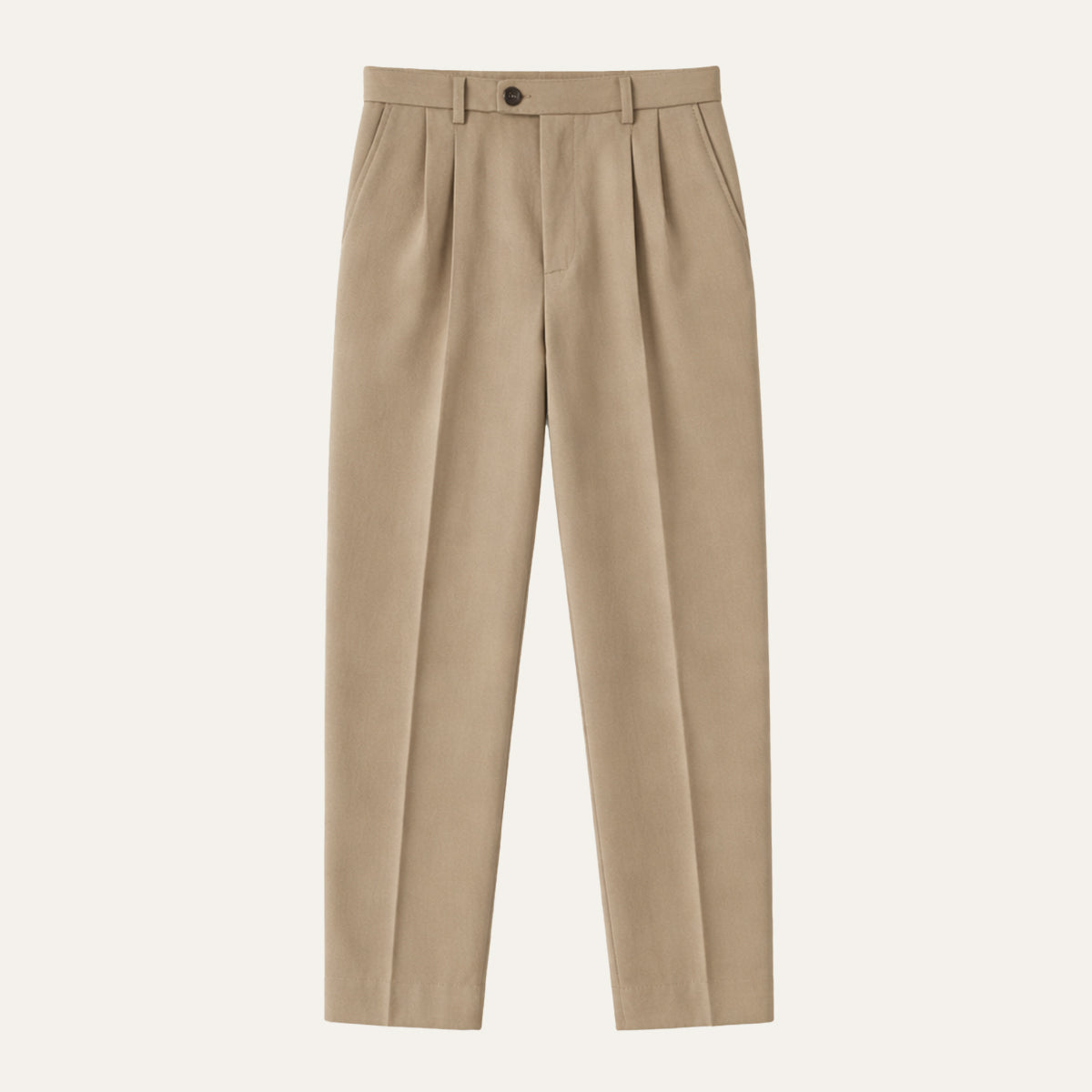 Axel | Men's Tailored Pleated Dress Pants Black