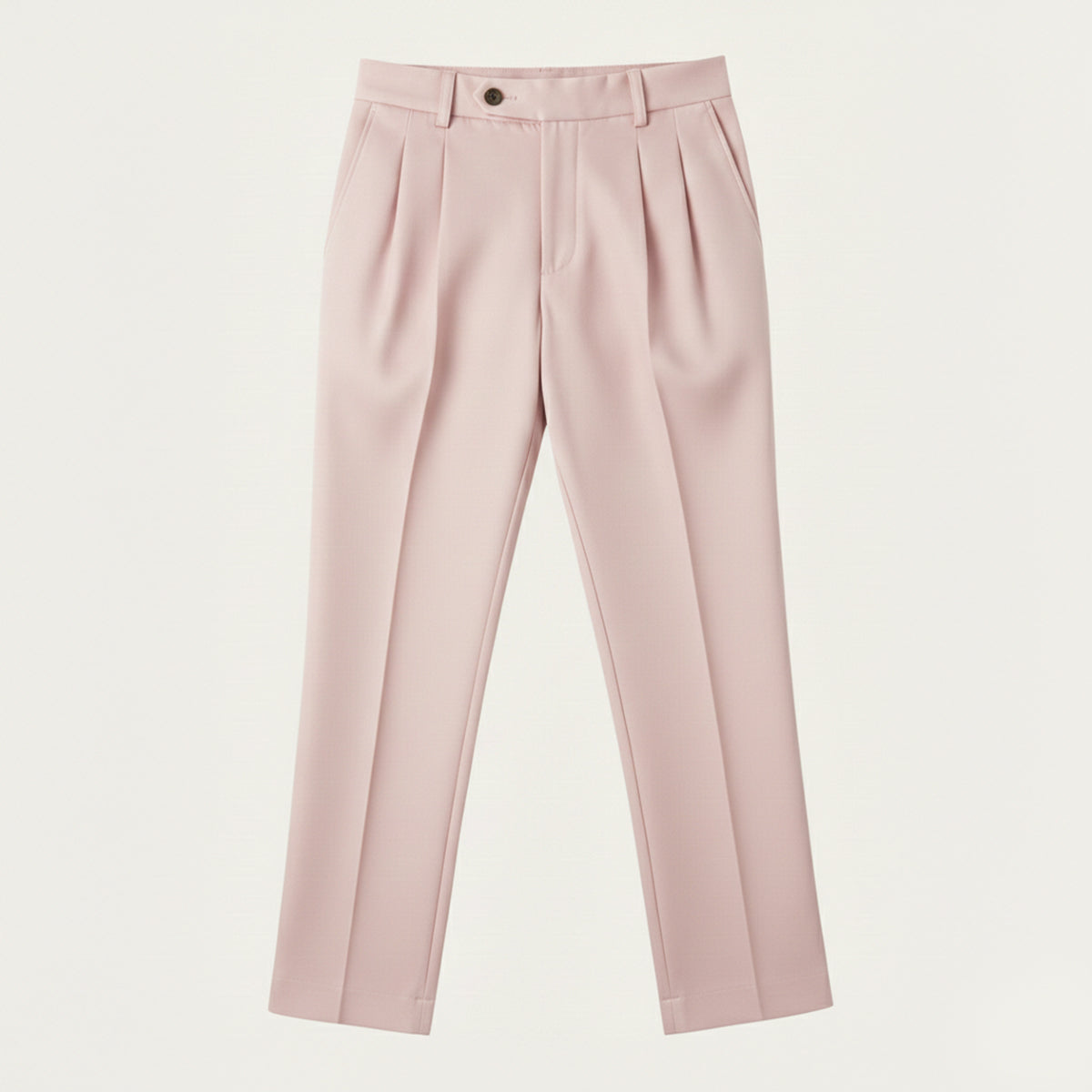 Lars | Men's Pleated Dress Pants Beige