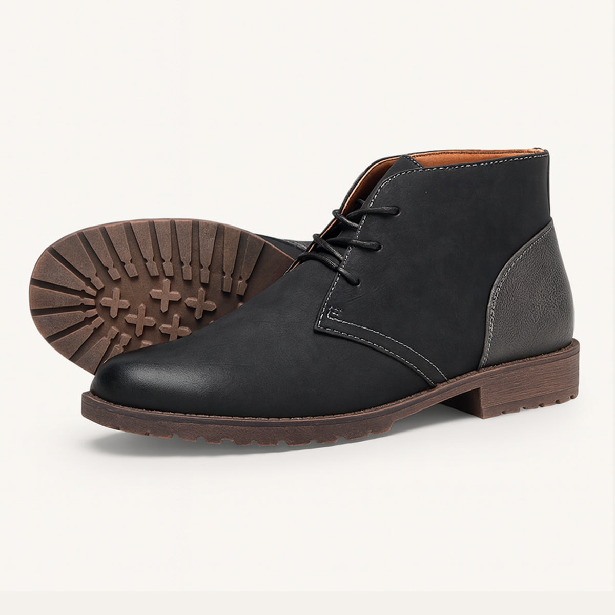 Rhys | Men's Leather Chukka Boot Brown Lace Up