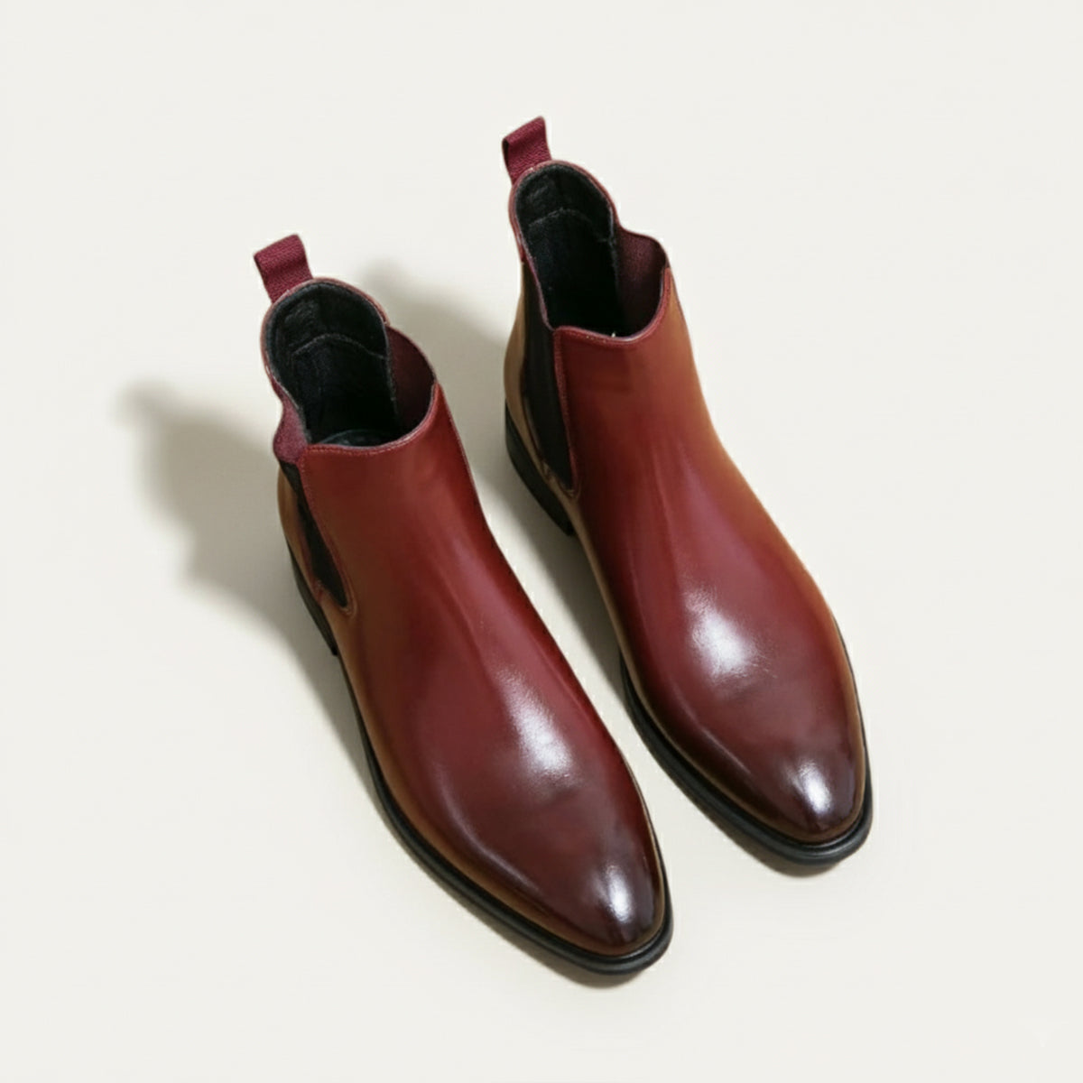Axel | Men's Chelsea Leather Boots Black