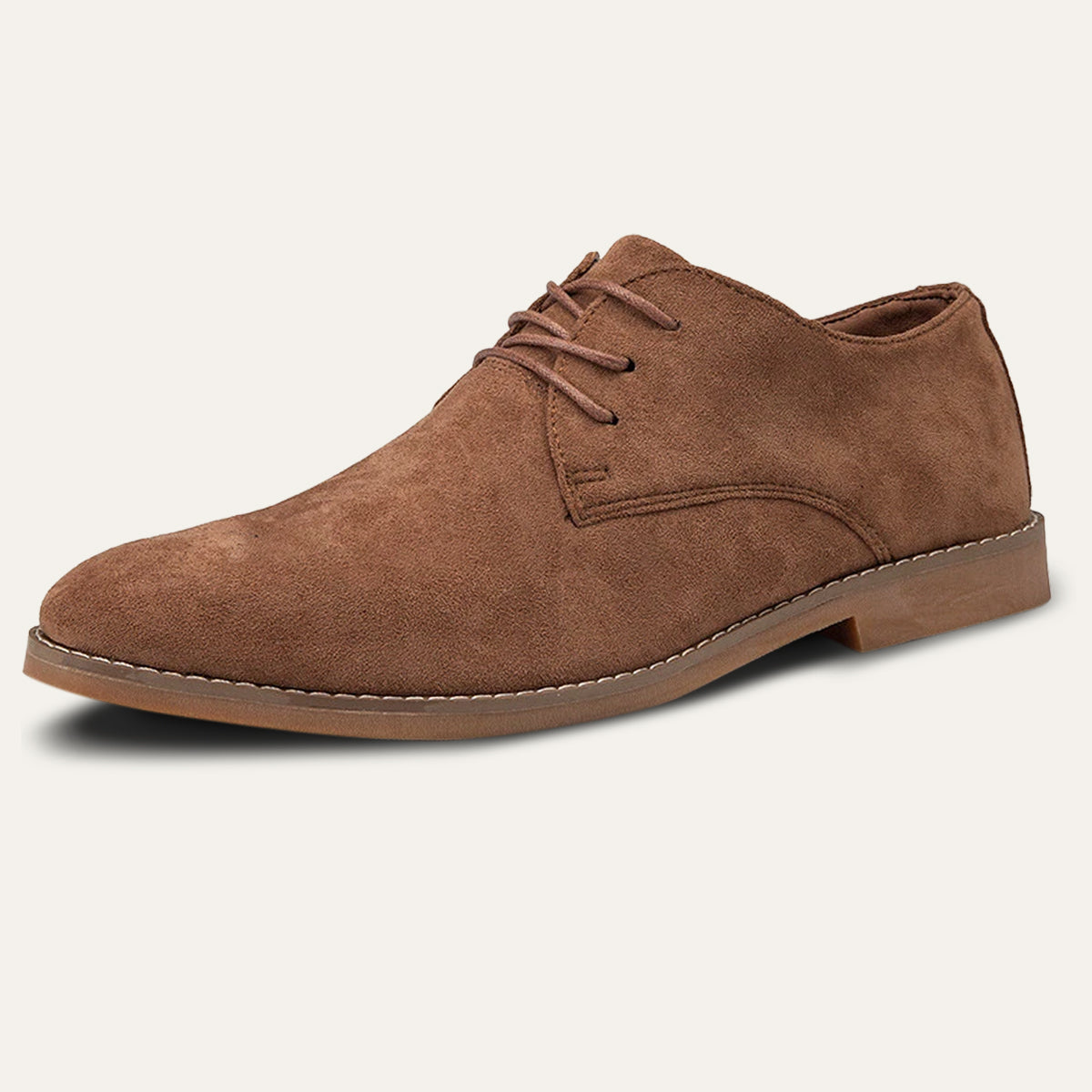 Axel | Men's Suede Oxford Shoe Brown Lace Up