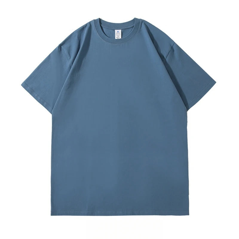 Axel | Men's Oversized Cotton Crewneck T Shirt Gray