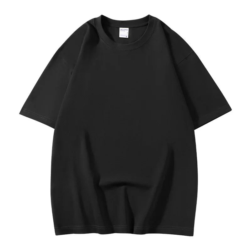 Axel | Men's Oversized Cotton Crewneck T Shirt Gray