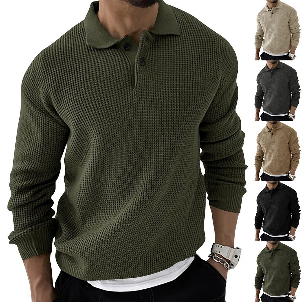 Dama Washington Horace men's button-down polo sweater - view 6
