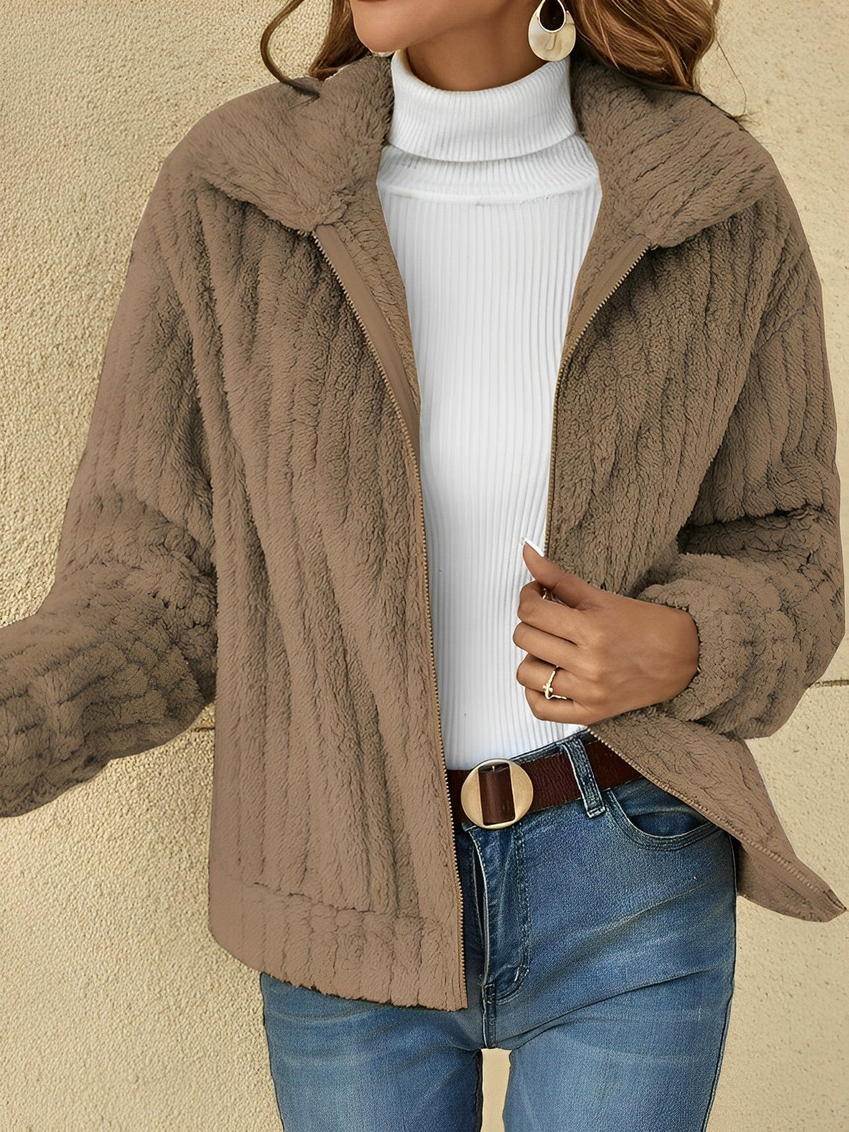 Dama Washington Priscilla women's zip-up relaxed fit jacket - view 5