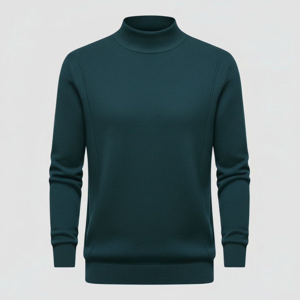 Ashford | Men's Turtleneck Sweater Navy