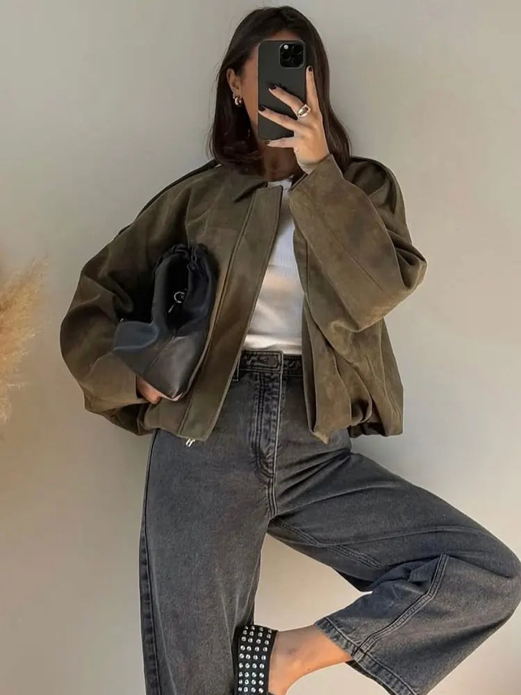 Dama Washington Cressida women's oversized jacket - front view