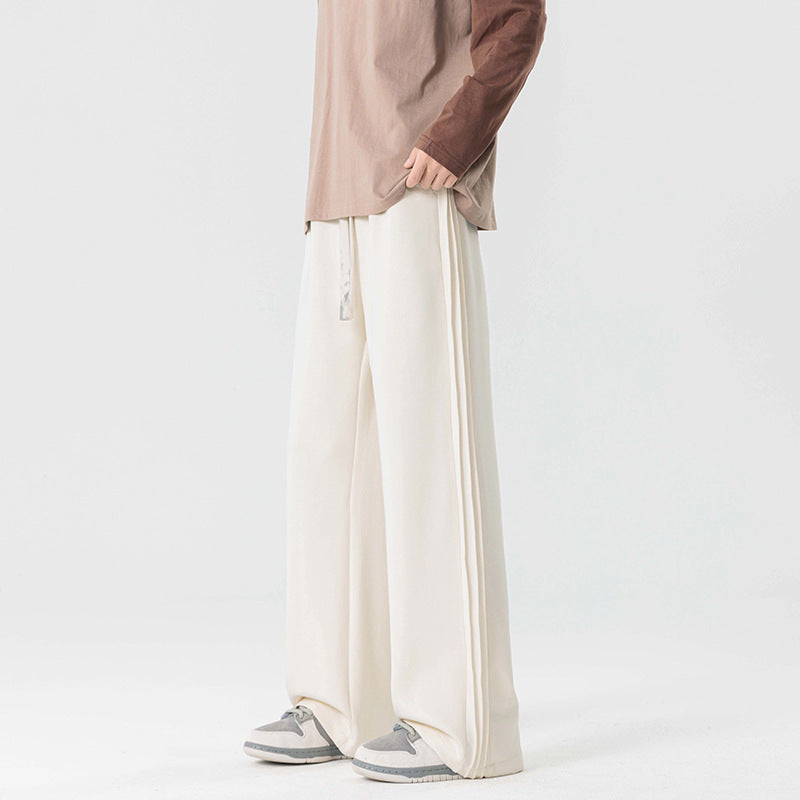 Xander | Men's Relaxed Fit Drawstring Pants Cream