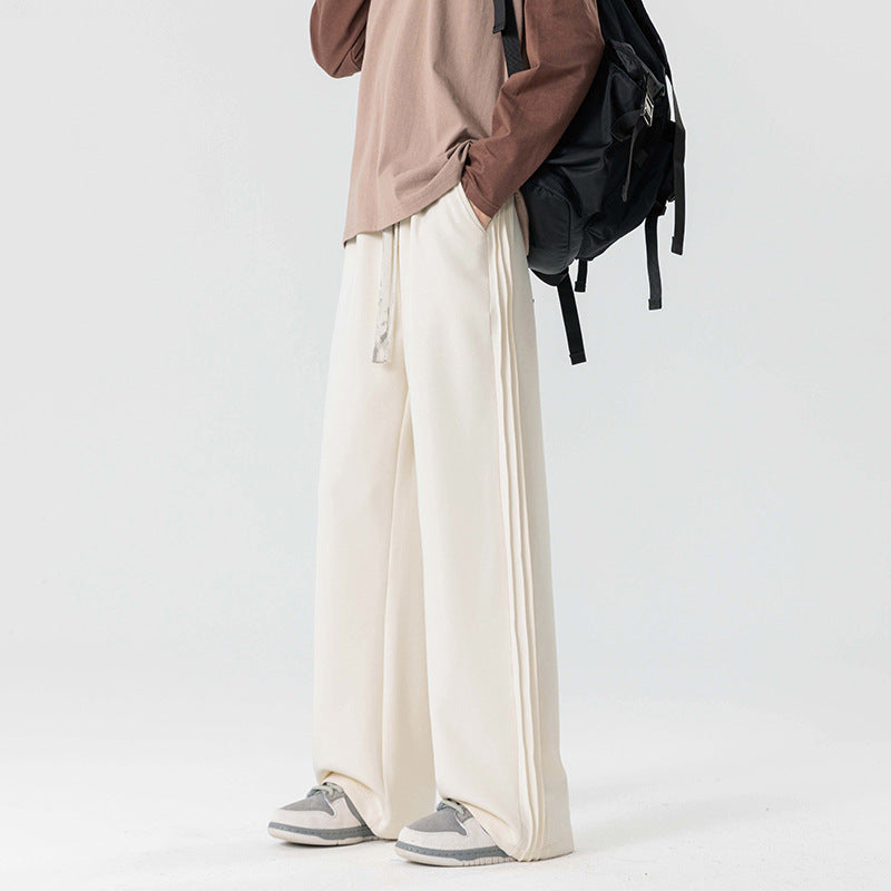 Xander | Men's Relaxed Fit Drawstring Pants Cream