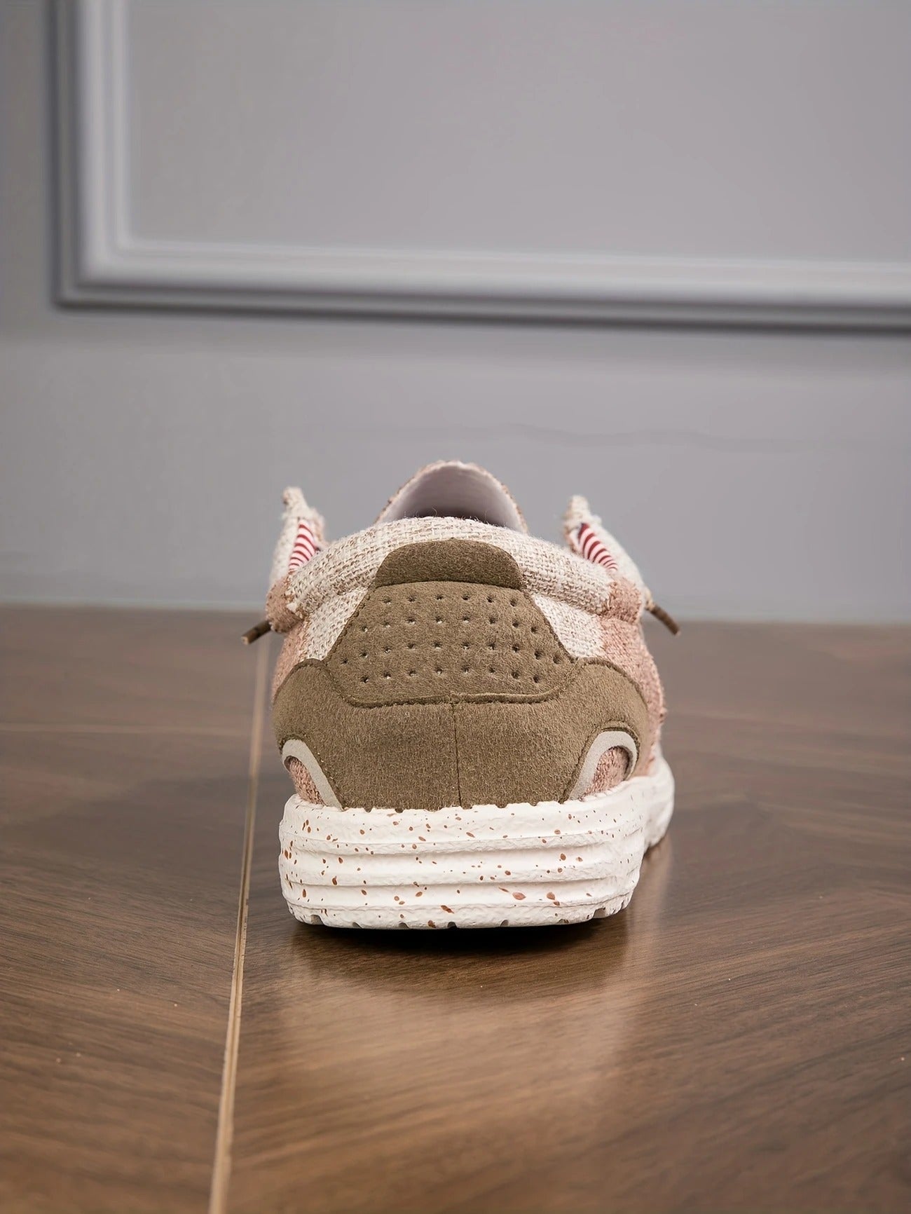 Faye | Women's Canvas Loafer Mule Cream Comfort Slip On