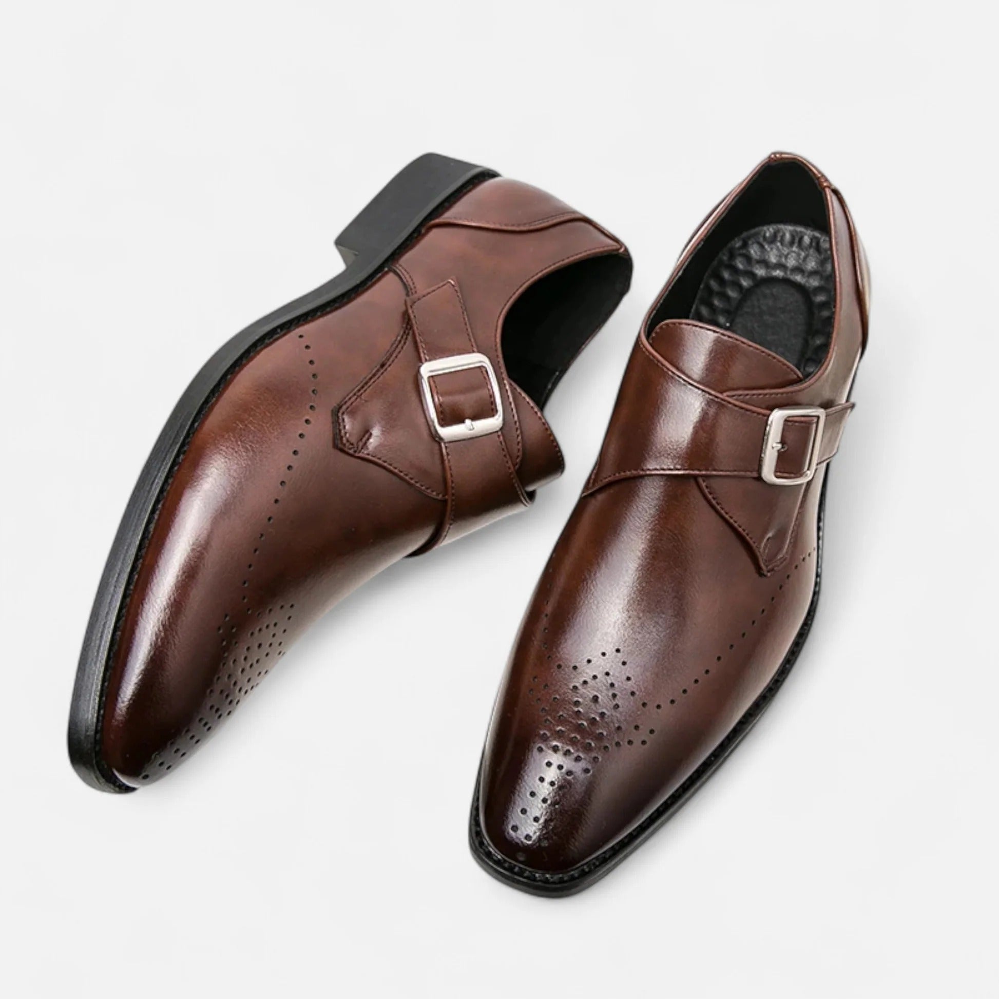 Stella | Men's Oxford Leather Dress Shoes Black