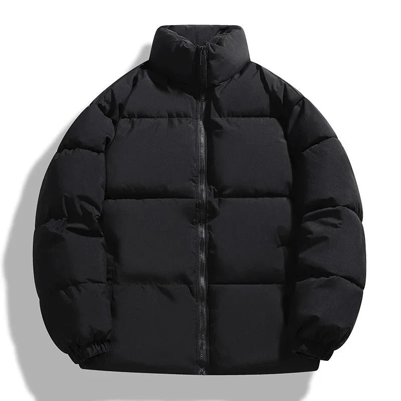 Flint | Men's Puffer Jacket Cream Oversized Quilted