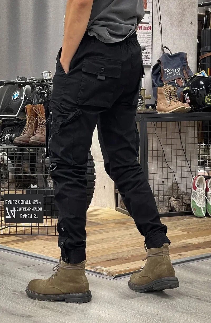 Rowan | Men's Cargo Pants Beige Tapered Jogger