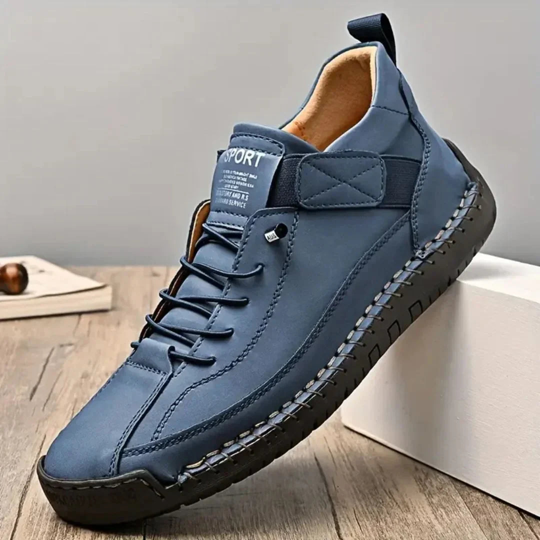 Arlo | Men's Casual Lace Up Shoes Black Leather