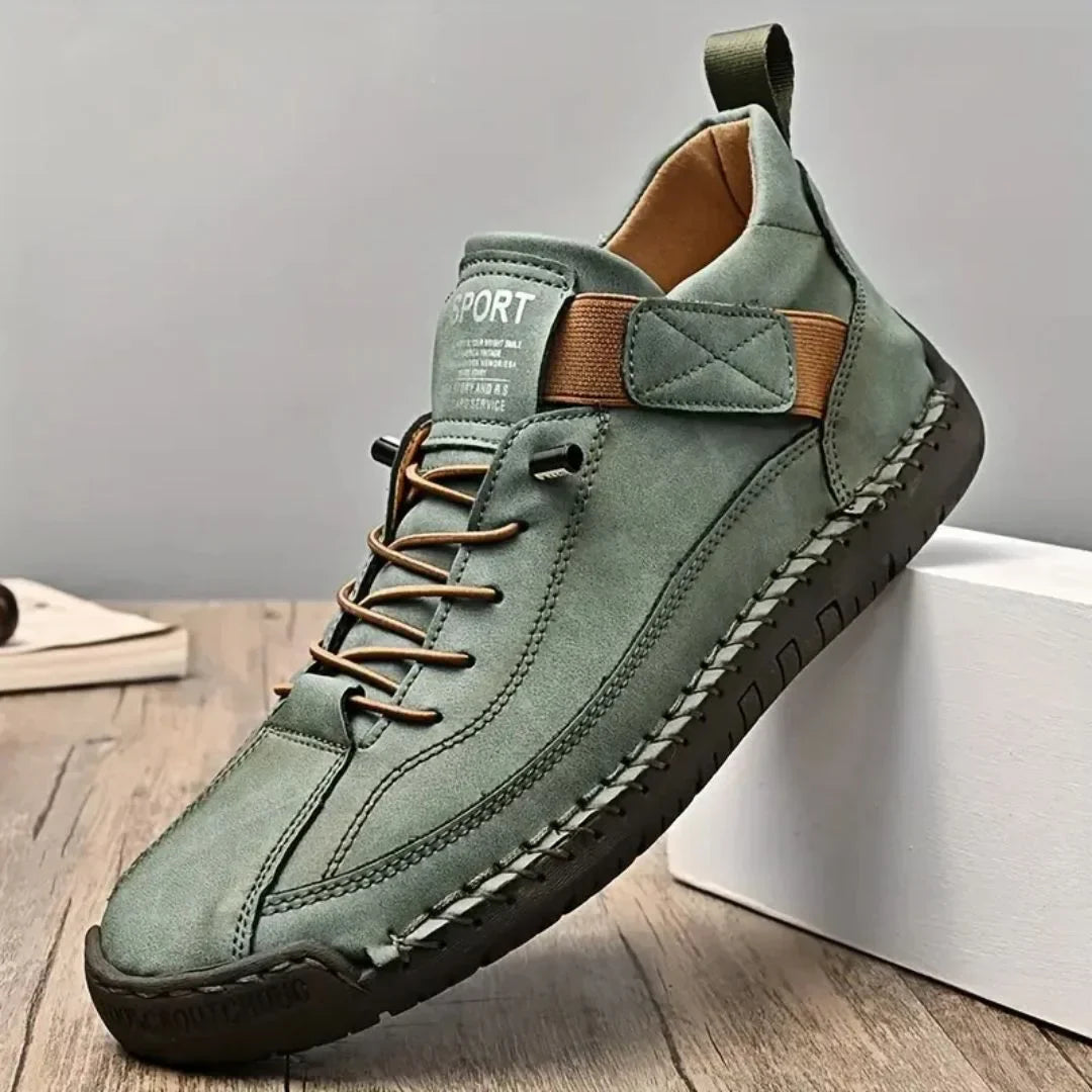 Arlo | Men's Casual Lace Up Shoes Black Leather