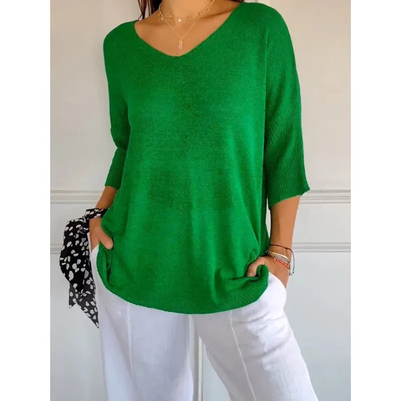 Dama Washington Greta v-neck relaxed fit sweater - view 9