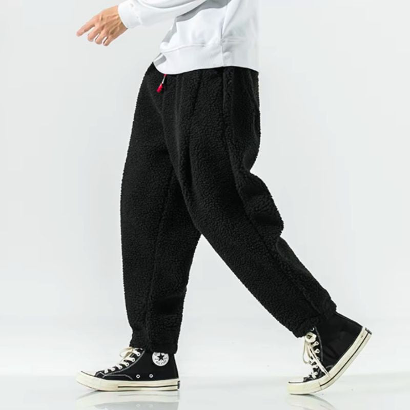 Rowan | Men's Relaxed Fleece Joggers Tan