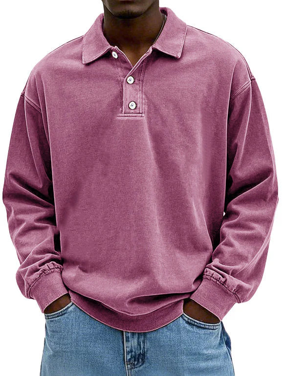 Dama Washington Ambrose men's long sleeve button-down polo shirt - view 5