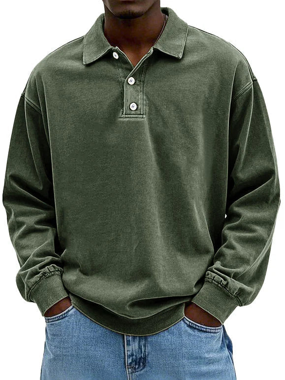 Dama Washington Ambrose men's long sleeve button-down polo shirt - view 7