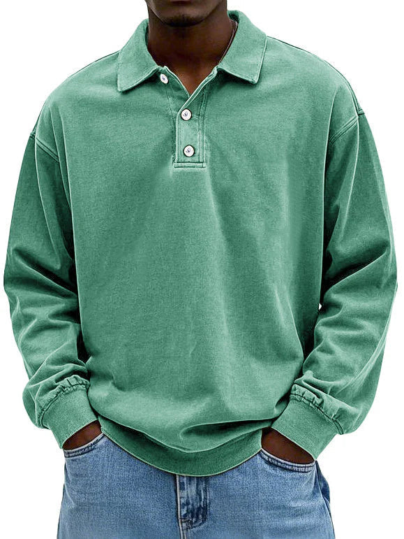 Dama Washington Ambrose men's long sleeve button-down polo shirt - view 3