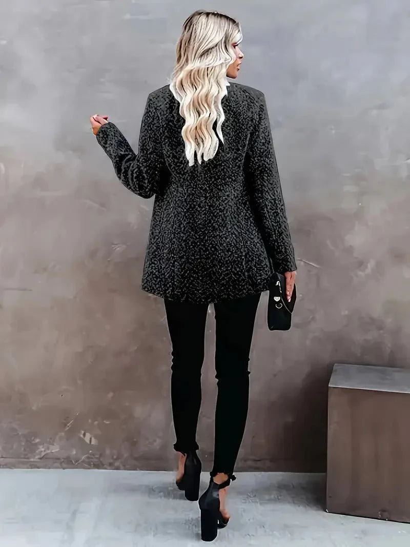 Dama Washington Idalia women's collarless long coat - view 4