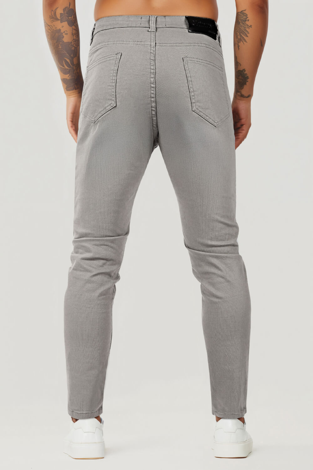 Rowan | Men's Slim Fit Jeans Light Gray
