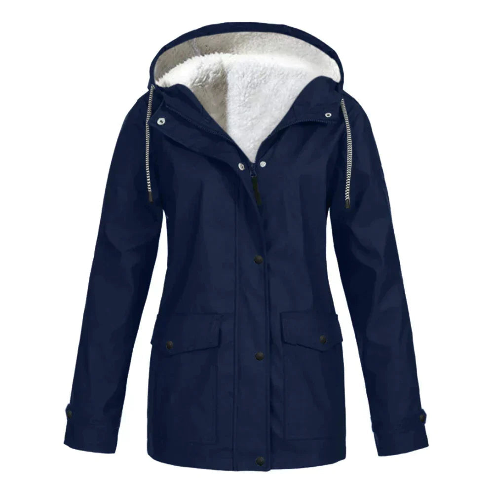 Dama Washington Quintina women's button front hooded jacket - view 5