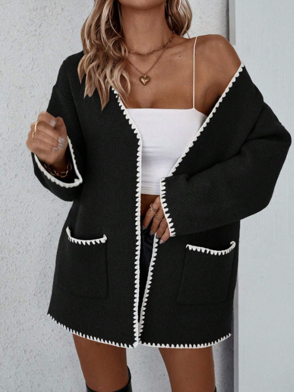 Dama Washington Armelle women's open front relaxed fit cardigan - view 3
