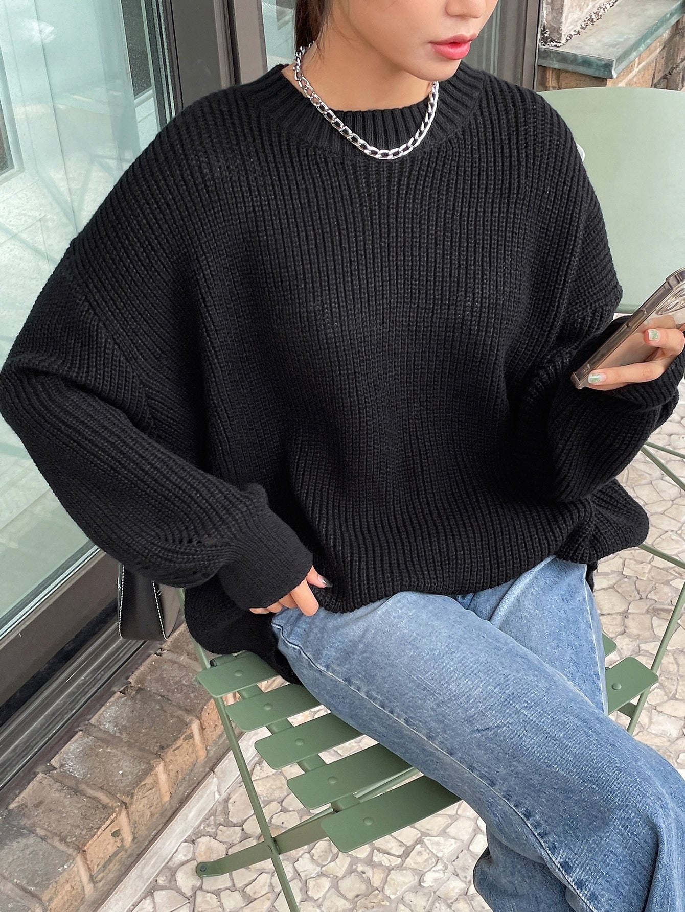 Dama Washington Mireille women's oversized knit sweater - view 6