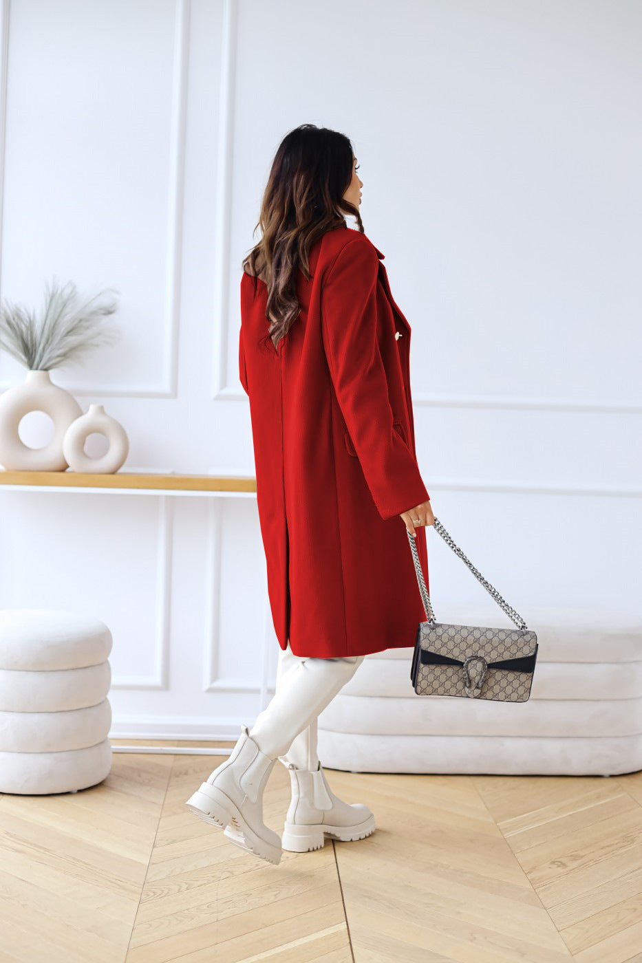 Dama Washington Marisol women's double-breasted coat - view 12