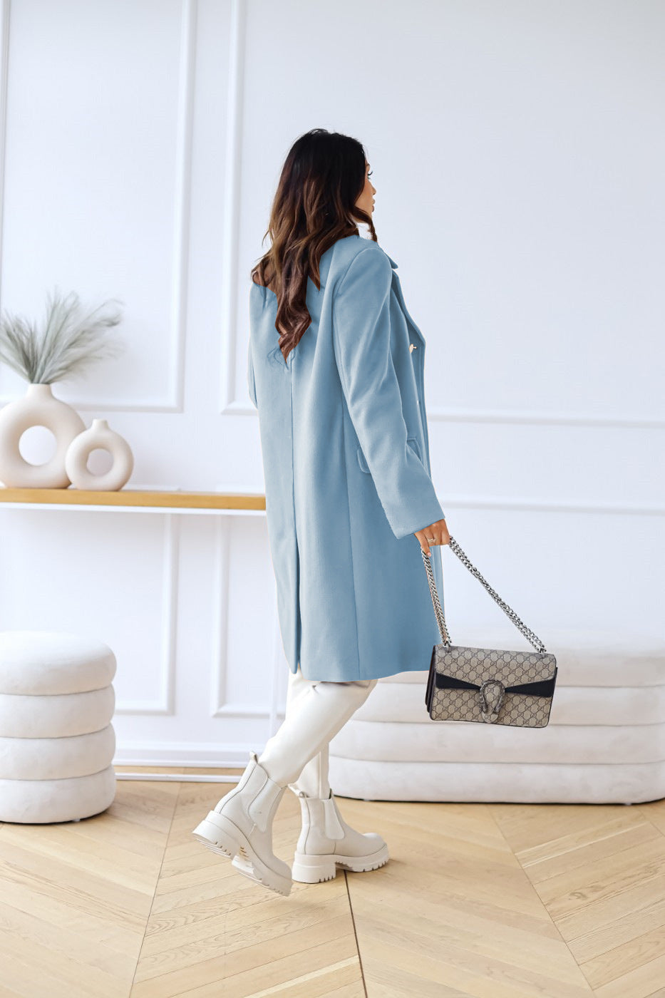 Dama Washington Marisol women's double-breasted coat - view 10