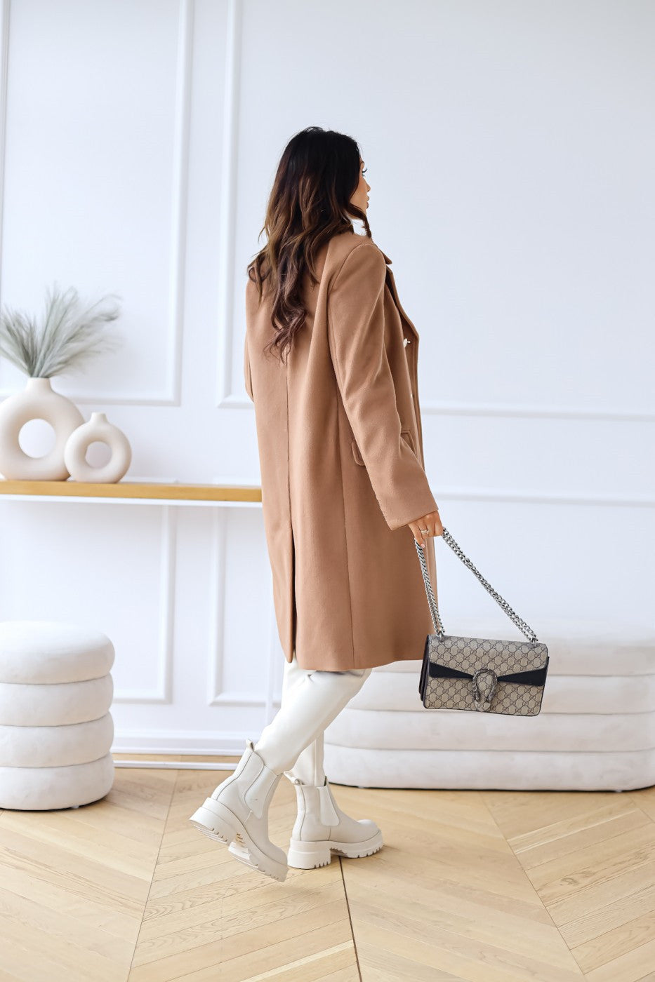 Dama Washington Marisol women's double-breasted coat - view 6