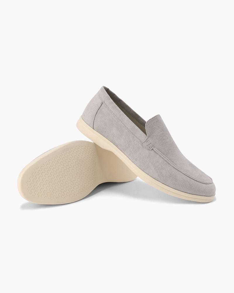 Arlo | Men's Casual Slip On Loafers Cream Suede