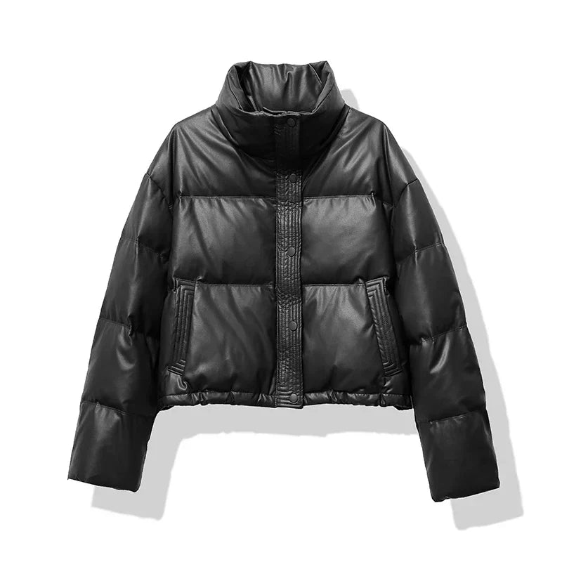 Dama Washington Linnea women's cropped puffer jacket - view 2